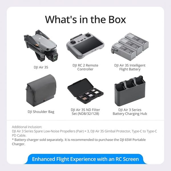 DJI Air 3S Fly More Combo (DJI RC 2) - Image 5
