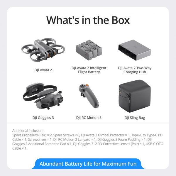 DJI Avata 2 Fly More Combo (Three Batteries) - Image 3