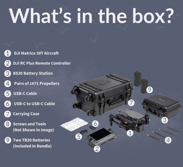 DJI Matrice 30T (M30T) Drone with 2x TB30 - Image 2